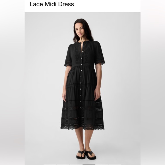 GAP Lace Midi Dress - Picture 3 of 5